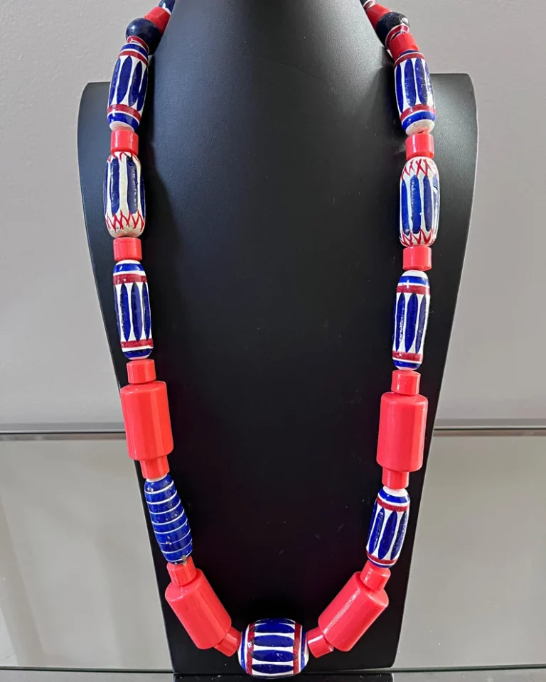 African Bamileke traditional necklaces