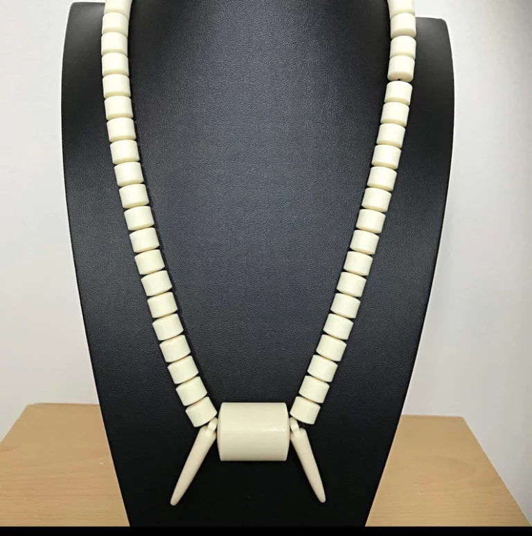 White Beads Necklace