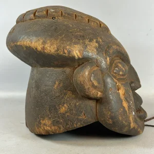 Old African Bamun helmet Ngoin mask – Cameroon