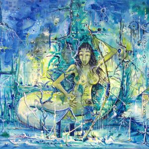 Mami Water surreal mermaid painting