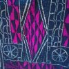 Ndop purple fabric