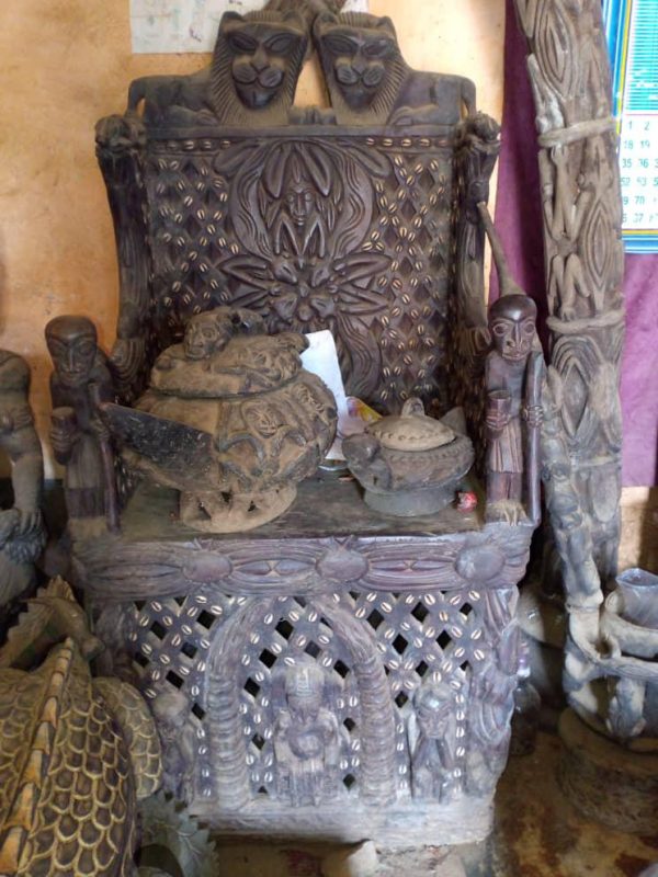 Tikar Ancient Ancestral Throne