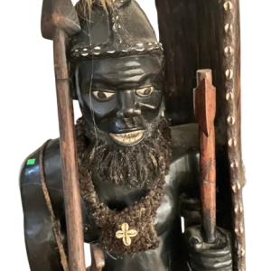 Cameroonian warrior statue