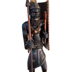 Cameroonian warrior statue