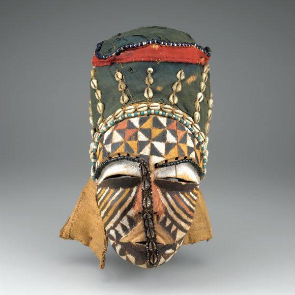 Cameroon human mask statue